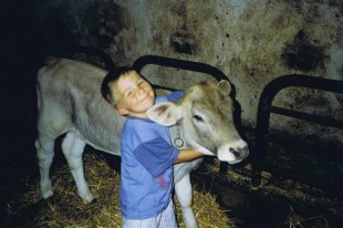 mit Kalb und Kuh per du!