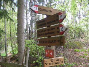 Wanderwege nahe dem Wolfsgrubner See/Untertrotnerhof/Ritten