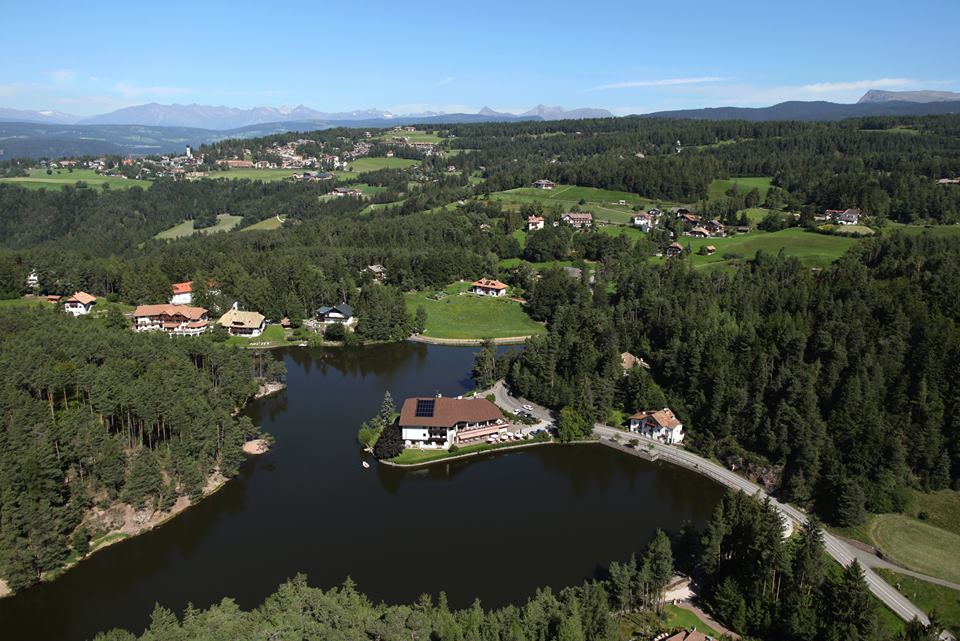 Der Wolfgsgrubnersee von der Vogelperspektive